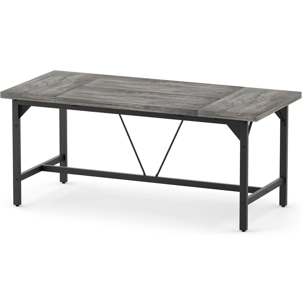 63 Inch Computer Desk, Sturdy Large Office Desk, Premium 2 Person Long Desks