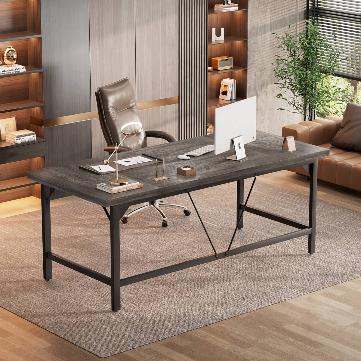 70.8 x 31.5 Inch Extra Long Executive Computer Desk
