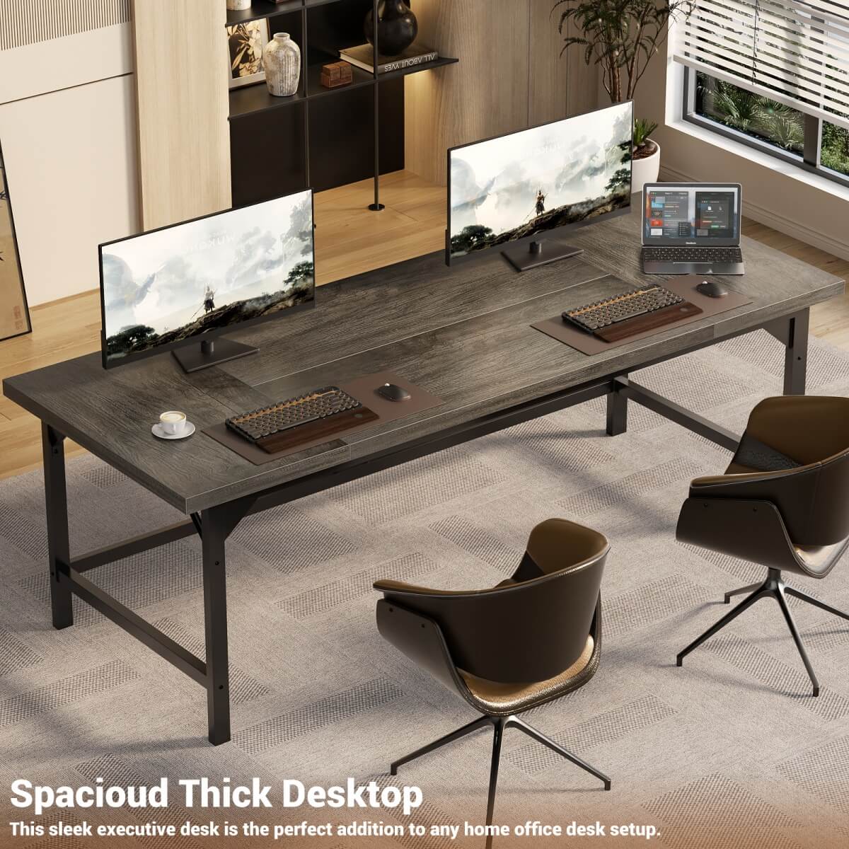 70.8 x 31.5 Inch Extra Long Executive Computer Desk