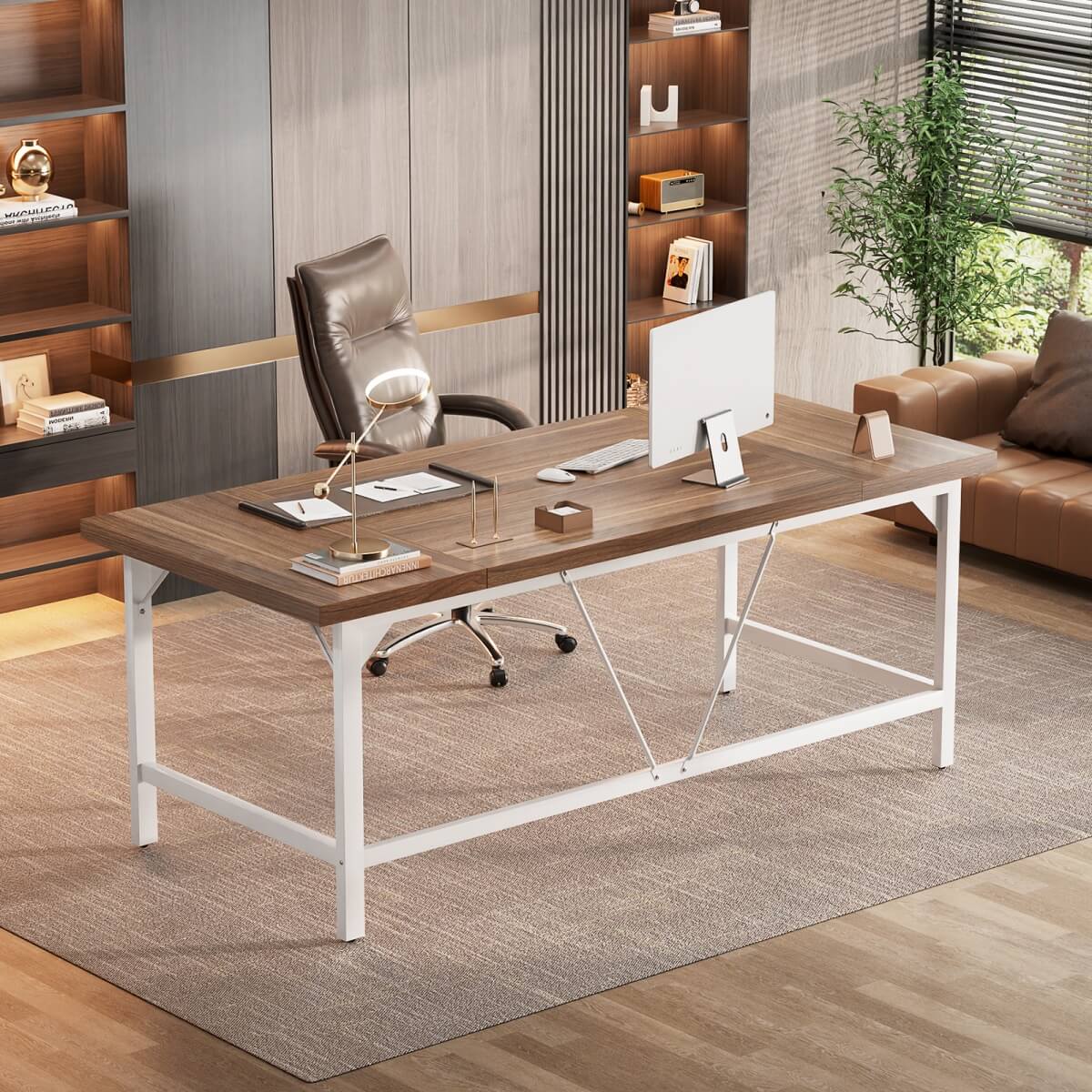 70.8 x 31.5 Inch Extra Long Executive Computer Desk