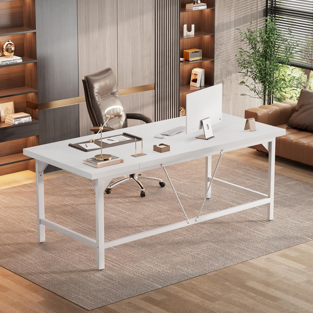 70.8 x 31.5 Inch Extra Long Executive Computer Desk
