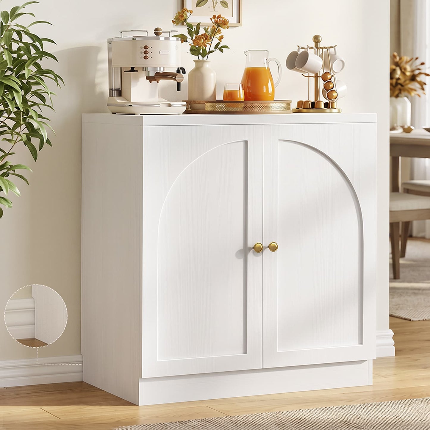 31.5" Sideboard Buffet Cabinet with Soft Close Doors