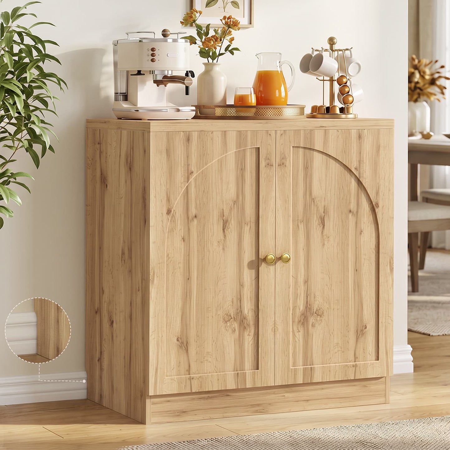 31.5" Sideboard Buffet Cabinet with Soft Close Doors