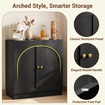 31.5" Sideboard Buffet Cabinet with Soft Close Doors