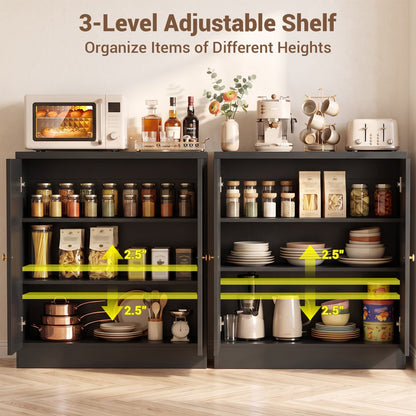 31.5" Sideboard Buffet Cabinet with Soft Close Doors