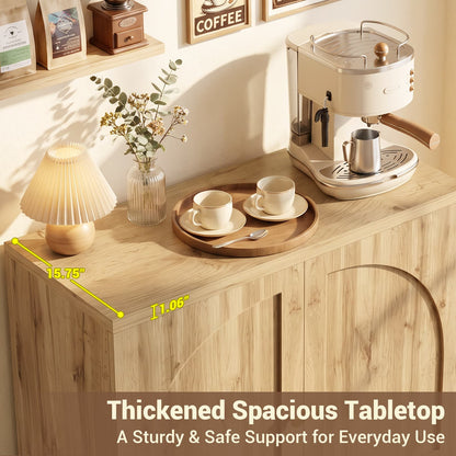 31.5" Sideboard Buffet Cabinet with Soft Close Doors