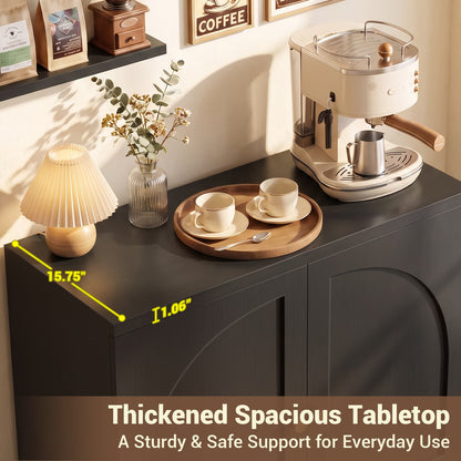 31.5" Sideboard Buffet Cabinet with Soft Close Doors