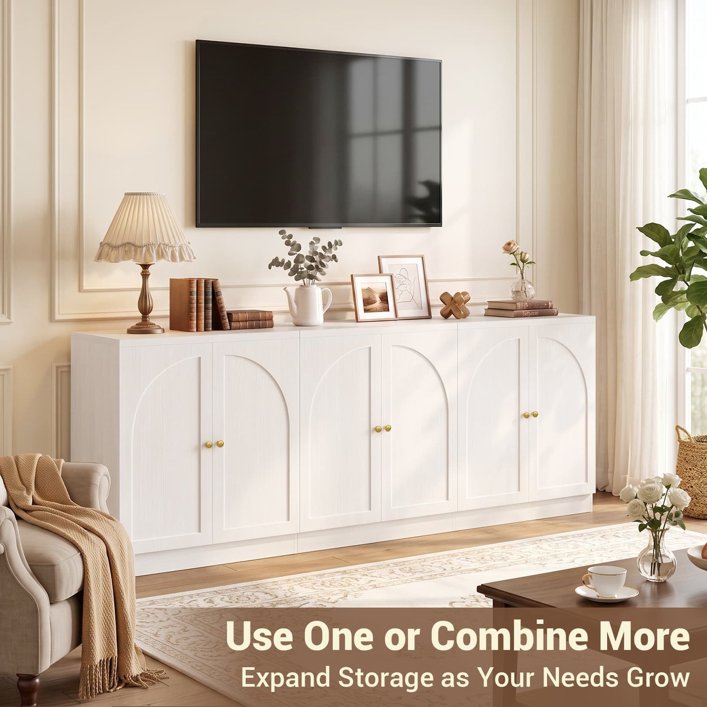 31.5" Sideboard Buffet Cabinet with Soft Close Doors