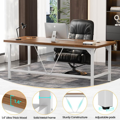 70.8 x 31.5 Inch Extra Long Executive Computer Desk