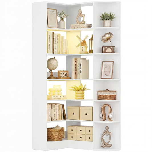 Corner Shelf with 2 Motion Sensor Lights